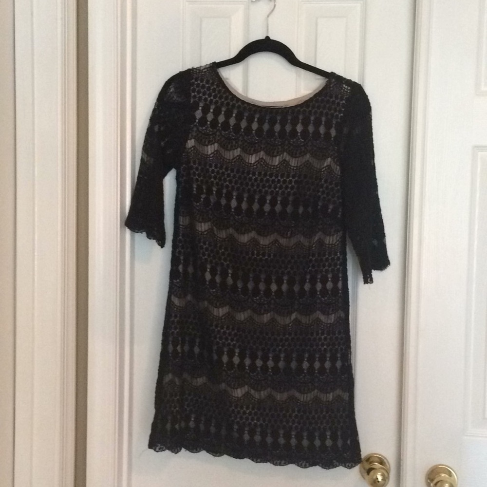 Gatsby style black dress
